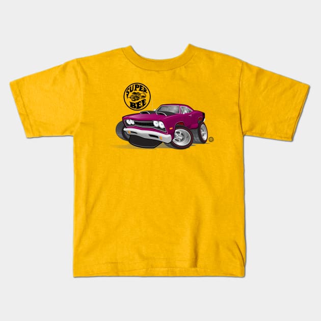 Super Bee Kids T-Shirt by Goin Ape Studios